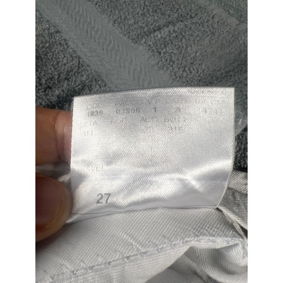 Canali 1934 Travel Wool Blend Suit Trousers Pants Mens 33X28 Grey Plaid - Picture 5 of 9